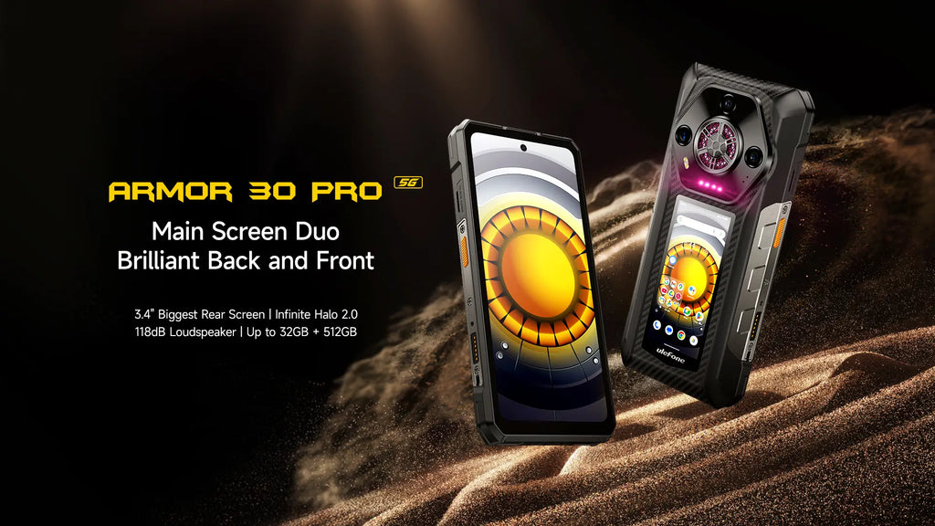 Ulefone Armor 30 Pro: A Dual Main Screens Marvel That Matches Your Multifaceted Life